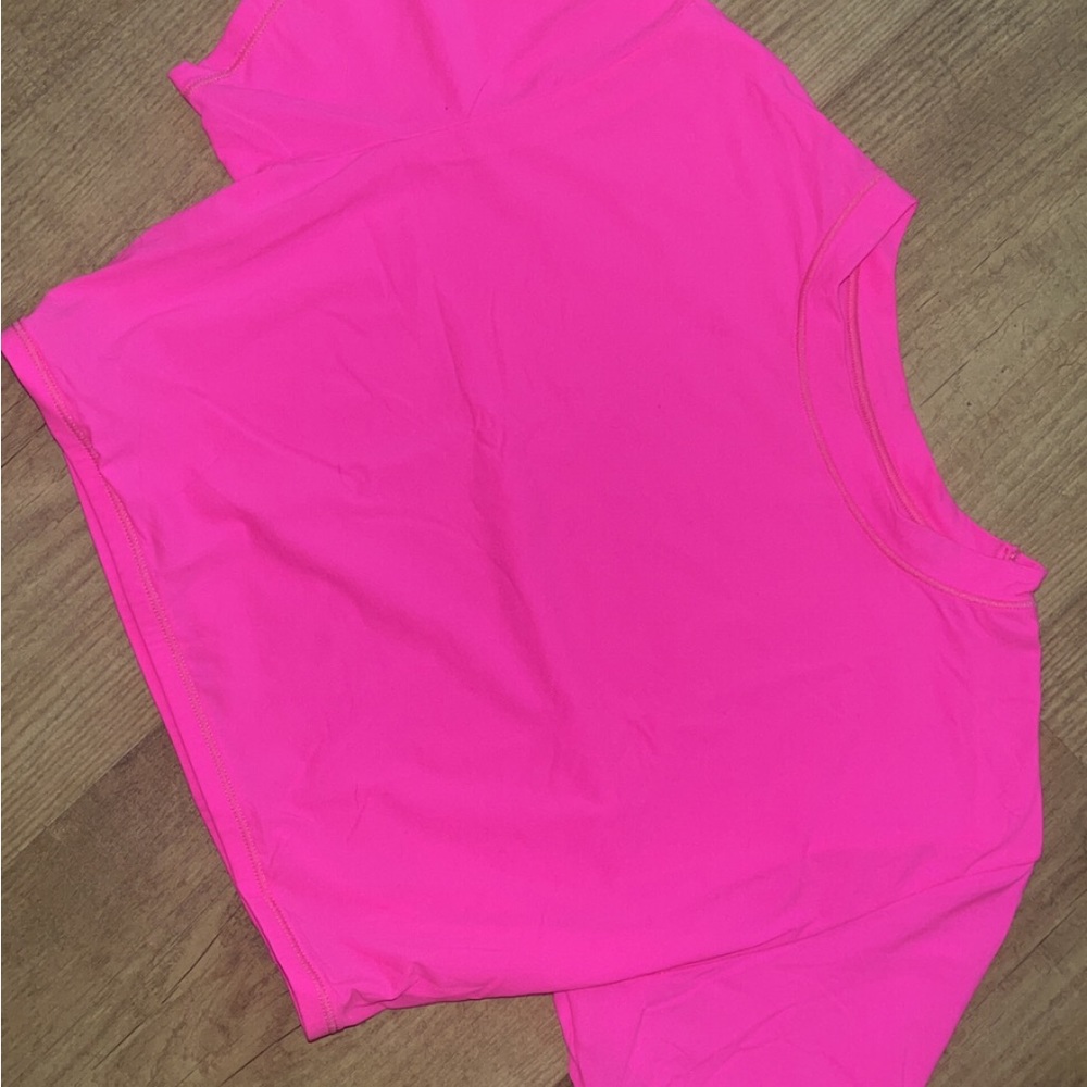 SKIMS fits everybody crop top NEON PINK